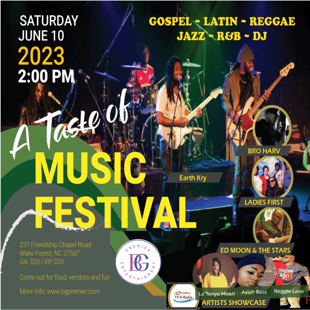Taste of Music Fest flyer